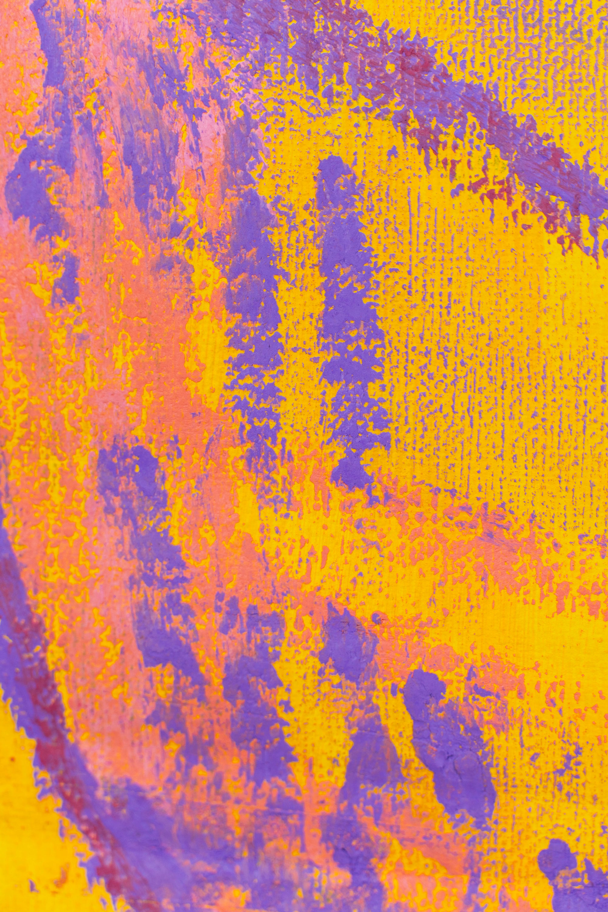 VASO NARANJA LINOGRABADO