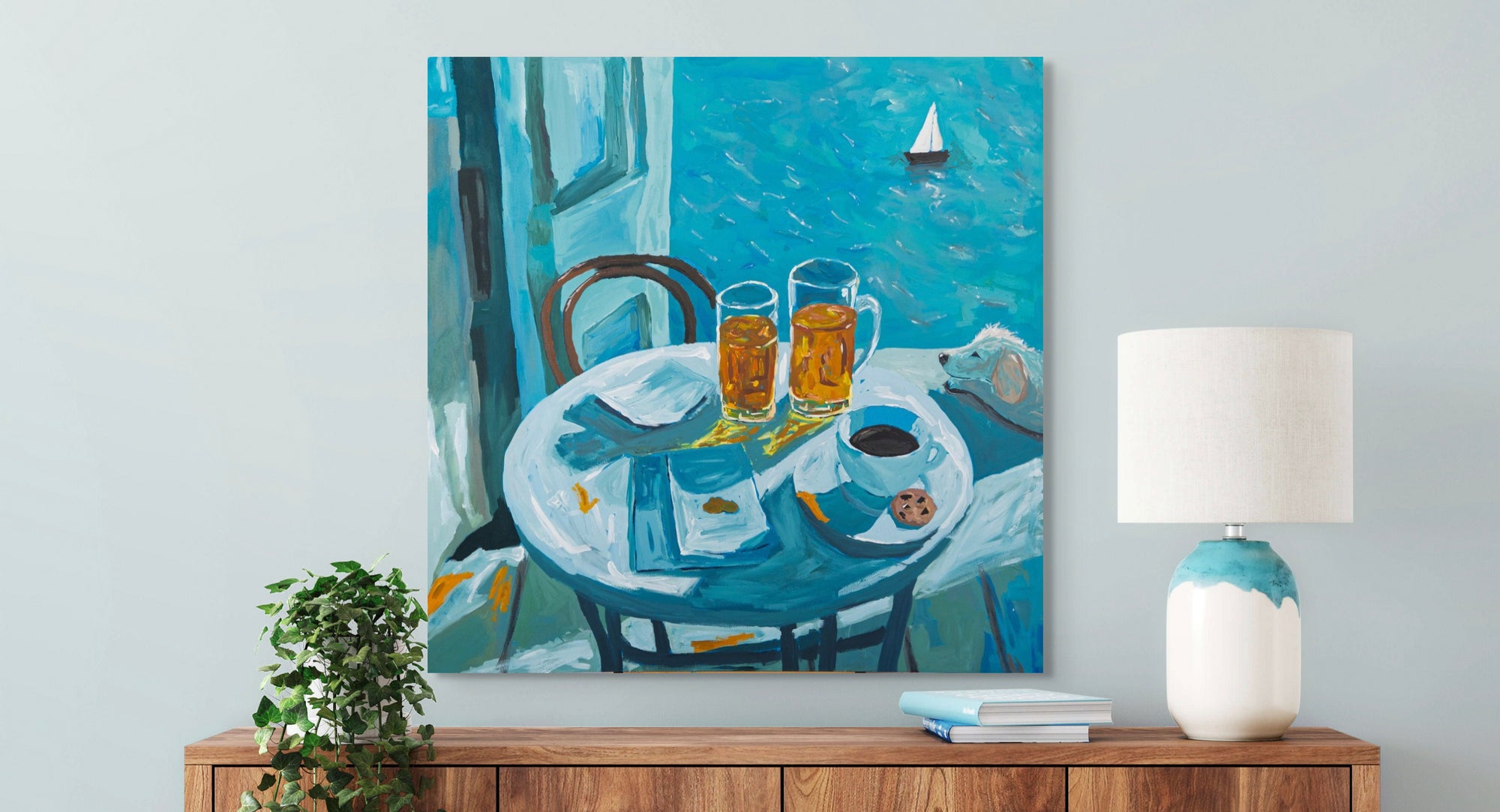 CAFETERÍA EN EL MAR