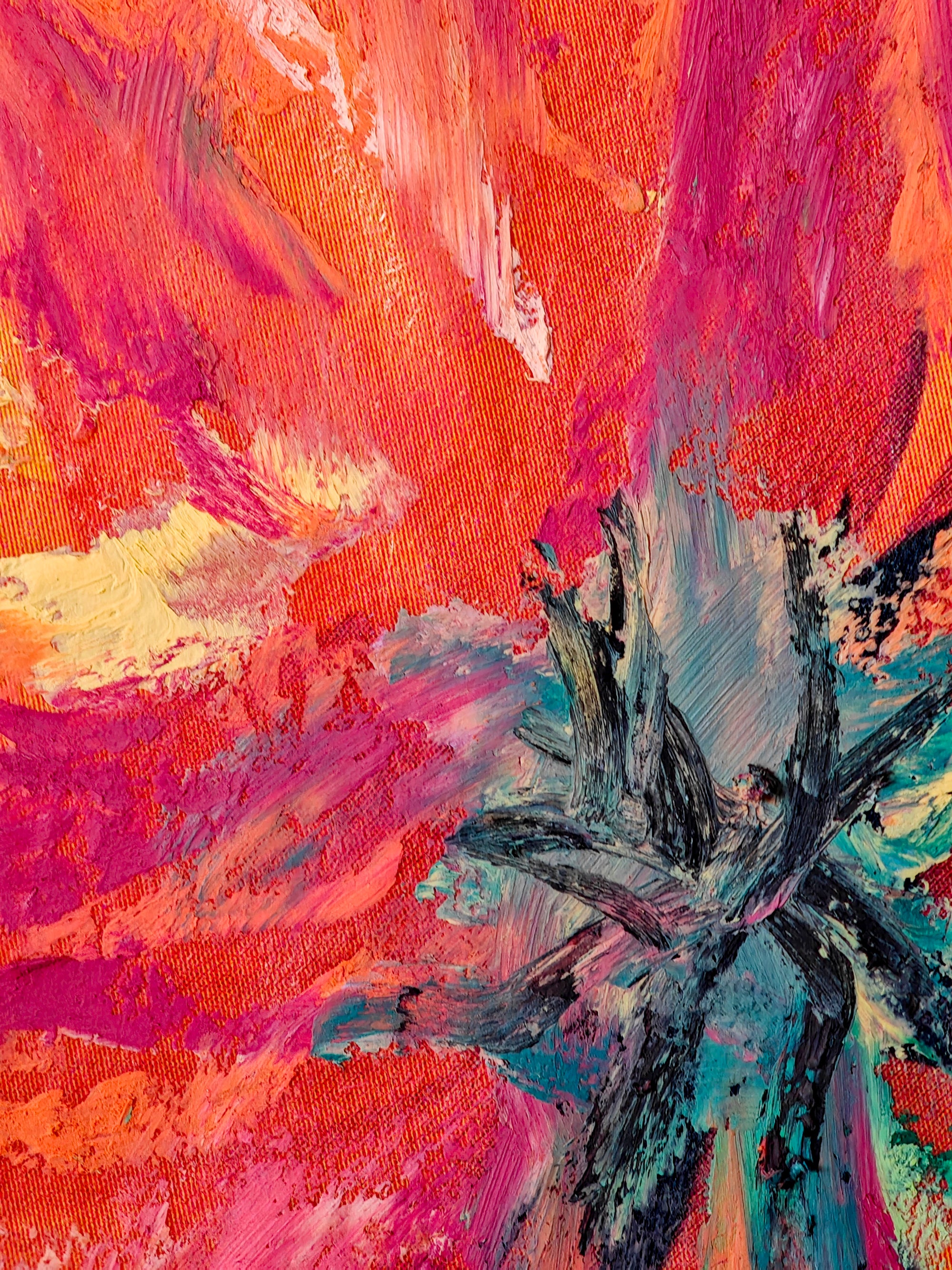 DESAYUNO Y JARRÓN FLORES